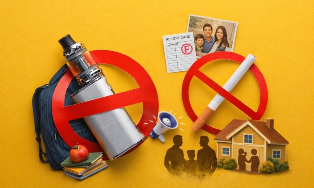 Entre el silencio y la realidad: vapeo y el papel de la familia y la escuela